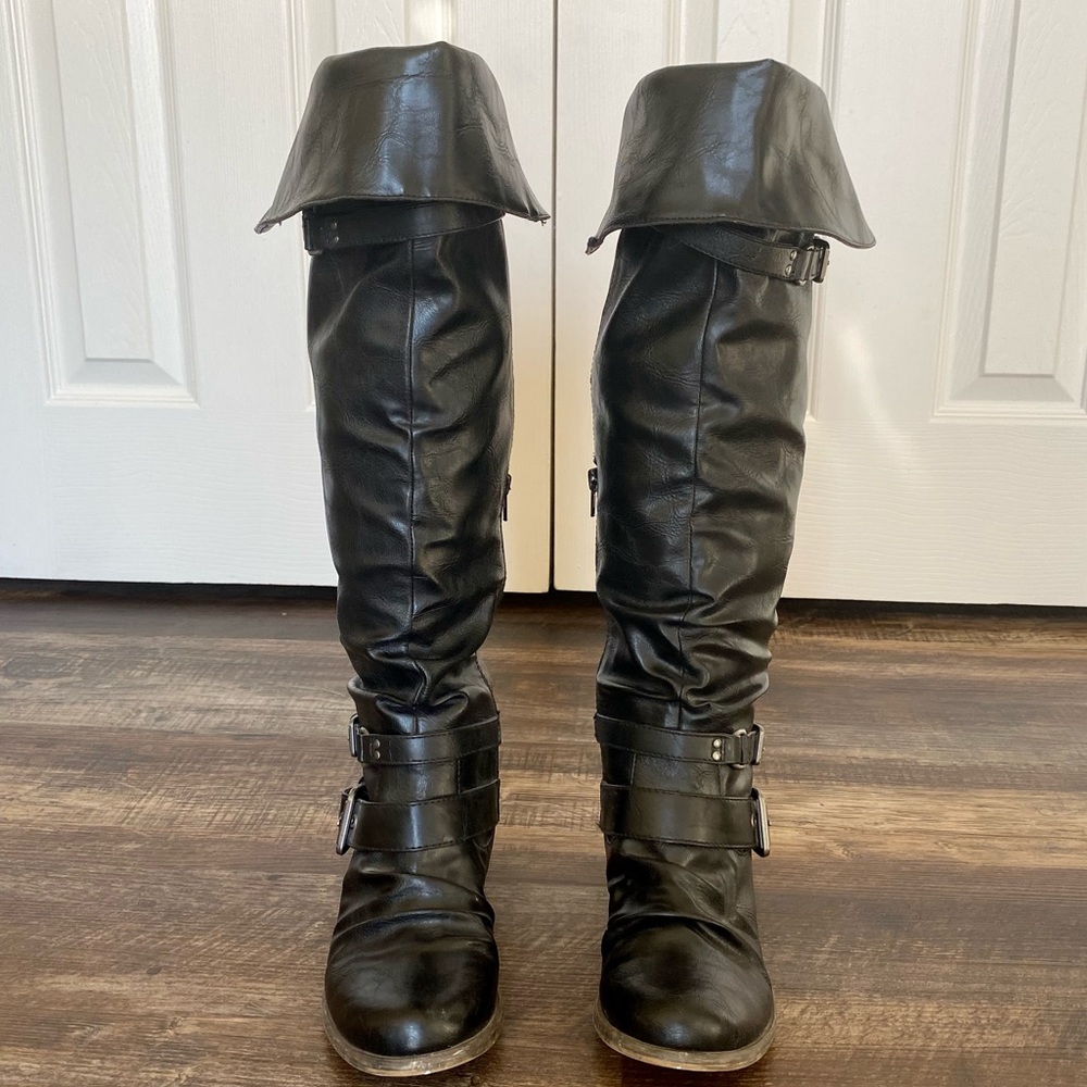 Black Boots Knee/Above Knee